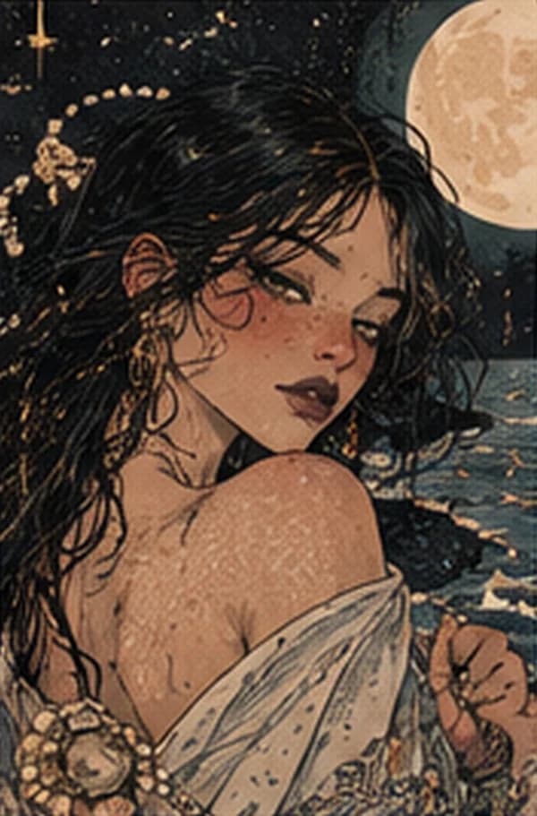 Cancer, from Feya’s zodiac portrait series