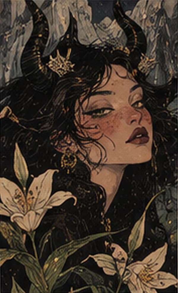 Capricorn, from Feya’s zodiac portrait series
