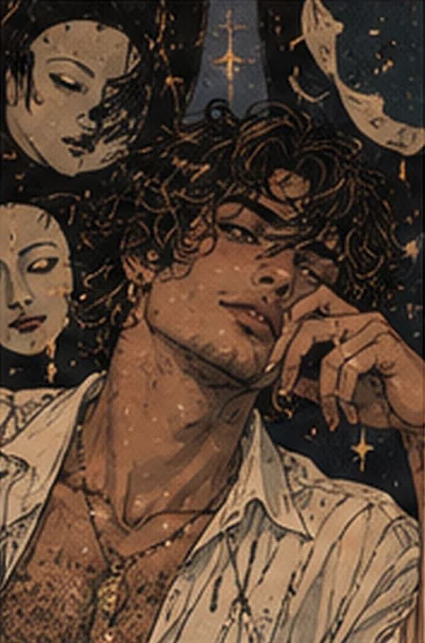 Gemini, from Feya’s zodiac portrait series