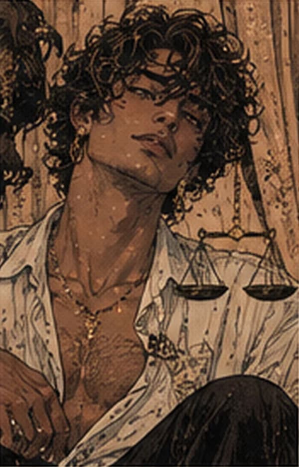 Libra, from Feya’s zodiac portrait series