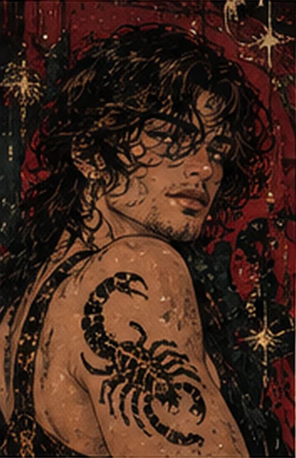 Scorpio, from Feya’s zodiac portrait series