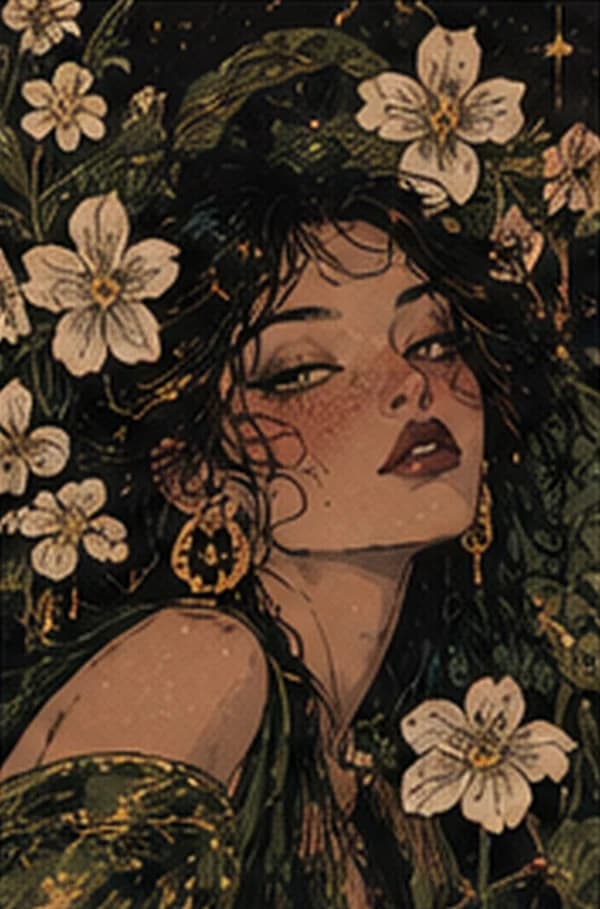 Taurus, from Feya’s zodiac portrait series