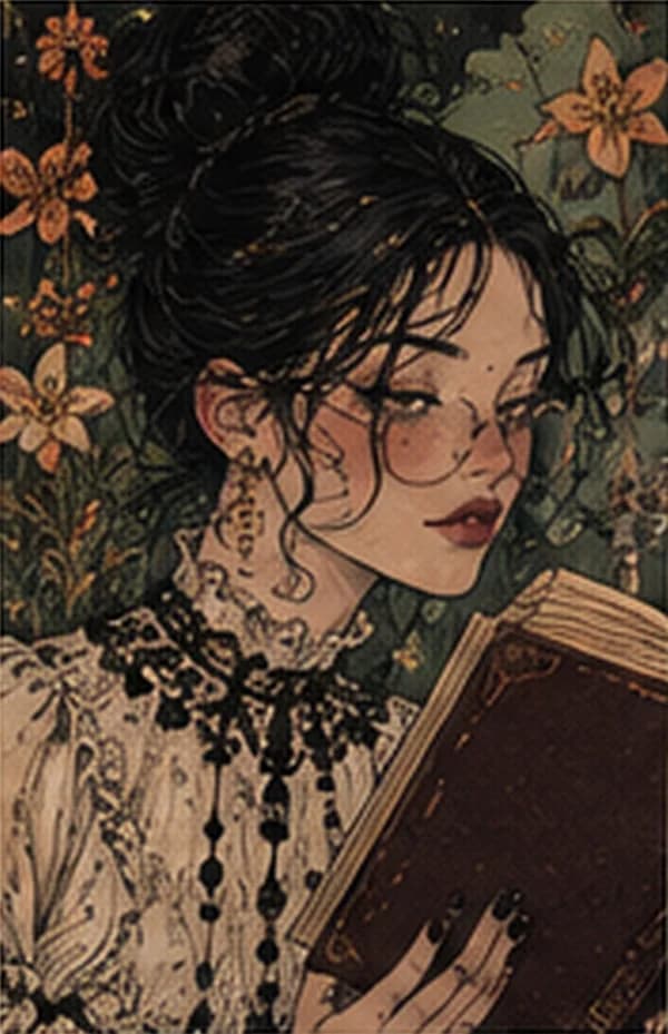 Virgo, from Feya’s zodiac portrait series