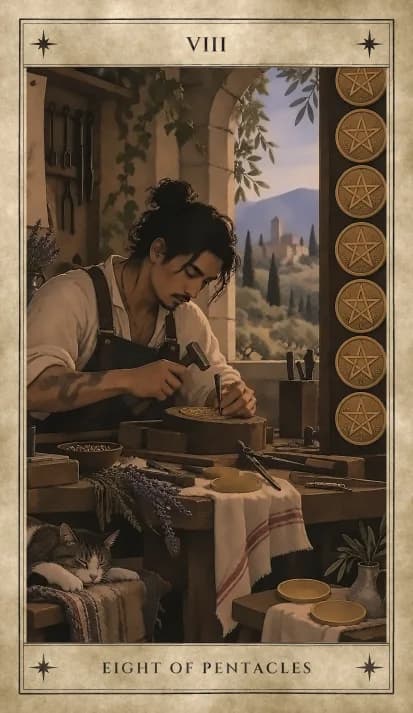 Eight of Pentacles