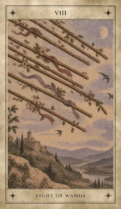 Eight of Wands