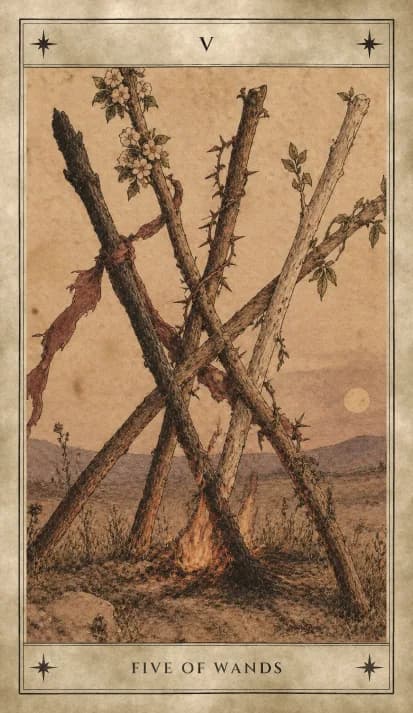 Five of Wands