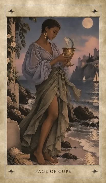 Page of Cups