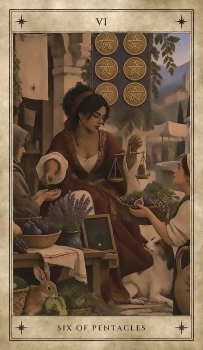 Six of Pentacles