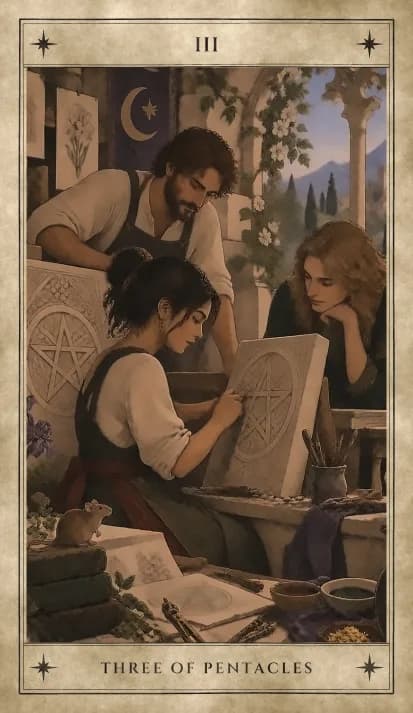 Three of Pentacles